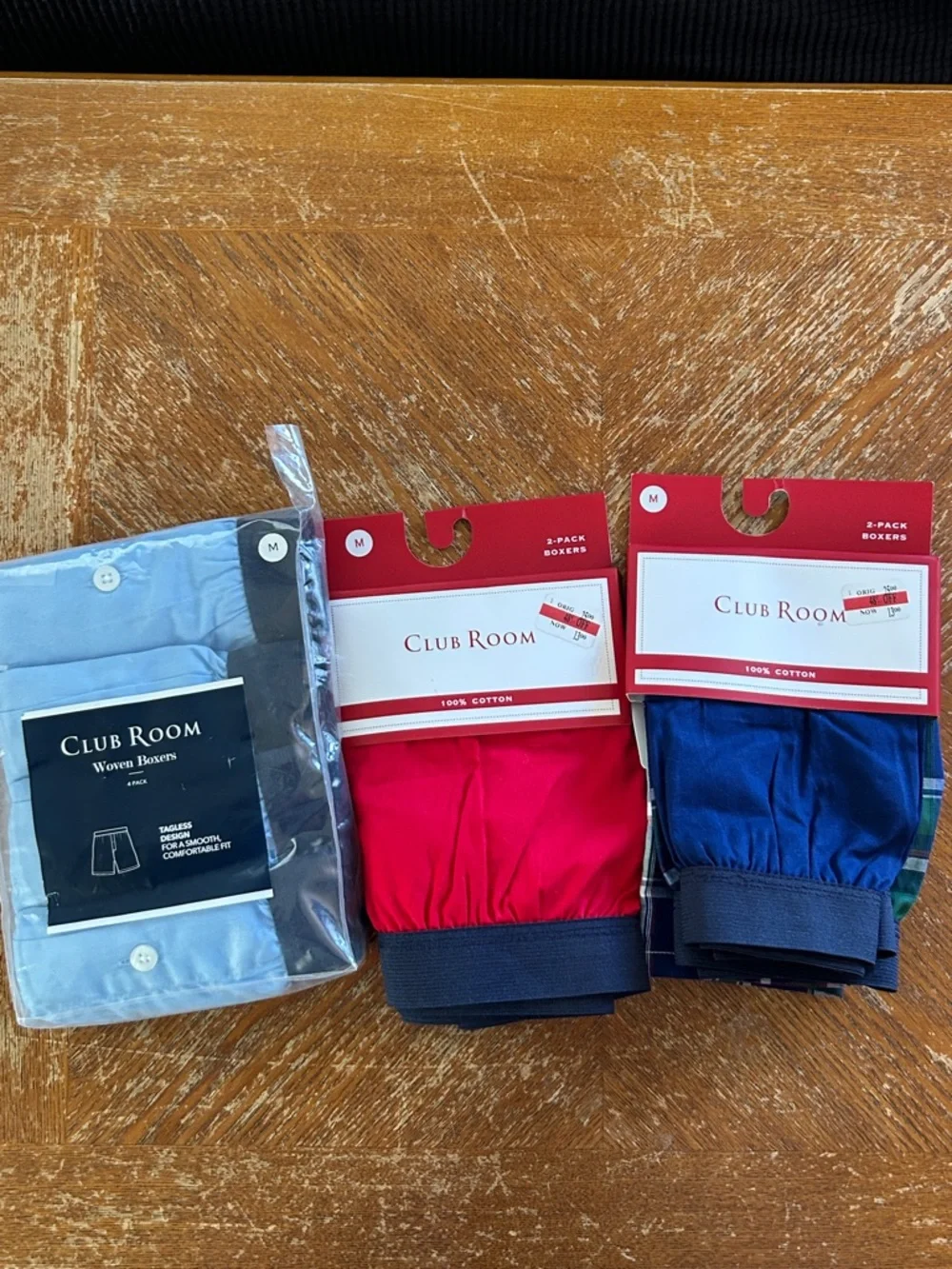 Club Room Boxers - 8 Piece Lot size medium
